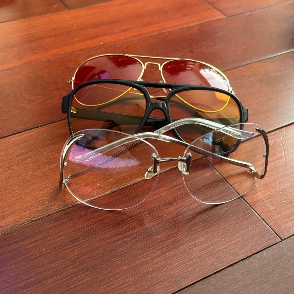 Stylish Aviator Sunglasses Set